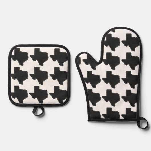 Texas Ovenwant & Pannenlap Set (Voorkant)