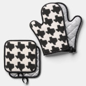 Texas Ovenwant & Pannenlap Set (Voorkant / Achterkant)