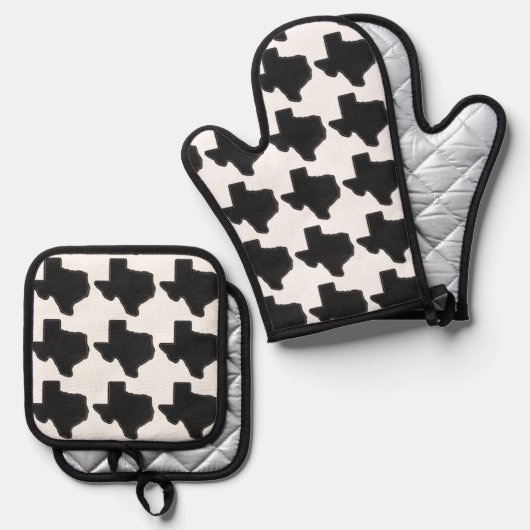 Texas Ovenwant & Pannenlap Set (Voorkant / Achterkant)