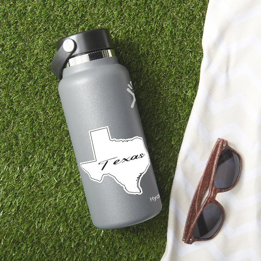 Texas-overzicht Sticker (HydroFlask Insitu)