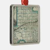 Texas Pacific Railway Metalen Ornament (Rechts)