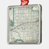 Texas Pacific Railway Metalen Ornament (Links)