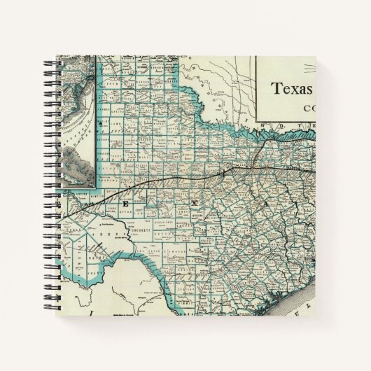 Texas Pacific Railway Notitieboek (Voorkant)