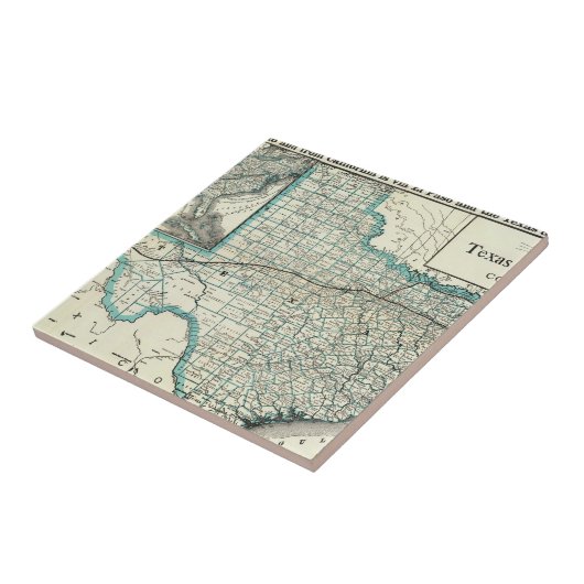 Texas Pacific Railway Tegeltje (Zijkant)