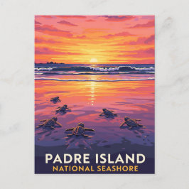 Texas Padre Island National Seashore Briefkaart