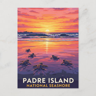 Texas Padre Island National Seashore Briefkaart
