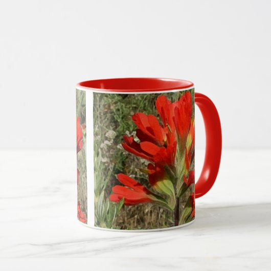 Texas Paint Brush Mok (Voorkant rechts)