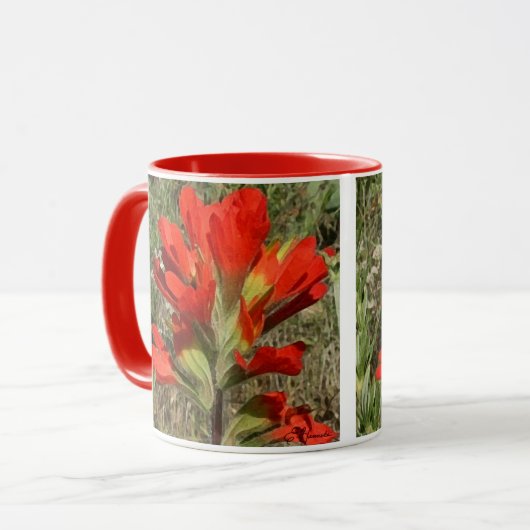 Texas Paint Brush Mok (Voorkant links)