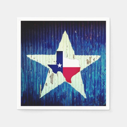 Texas Paper Napkin Servet (Voorkant)
