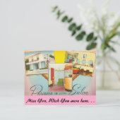 Texas, Parisian Beauty Salon Briefkaart (Staand voorkant)