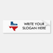 TEXAS-PARTIJ BUMPERSTICKER (Voorkant)
