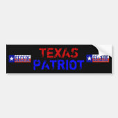 Texas Patriot Bumpersticker (Voorkant)