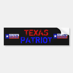 Texas Patriott Bumpersticker