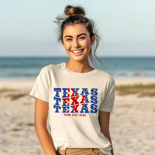Texas Patriottische Staat Liefde VS T-shirt