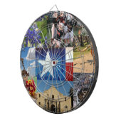 Texas Photo Mosaic Dartbord (Voorkant Rechts)