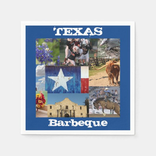 Texas Photo Mosaic Servet (Voorkant)