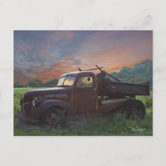Texas pickup briefkaart (Voorkant)