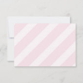 Texas Pink Gold Baby shower brengt een boek Kaart  (Achterkant)