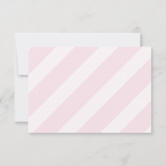 Texas Pink Gold Baby shower brengt een boek Kaart  (Achterkant)