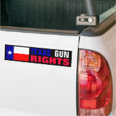 Texas Pistool Rights Bumpersticker (Op Truck)