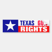 Texas Pistool Rights Bumpersticker (Voorkant)