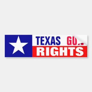 Texas Pistool Rights Bumpersticker