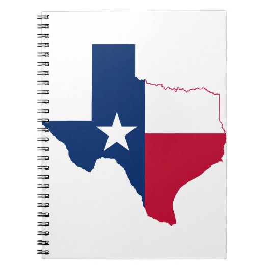 Texas-plattegrond Notitieboek (Voorkant)
