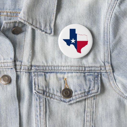 Texas-plattegrond Ronde Button 5,7 Cm (In situ)
