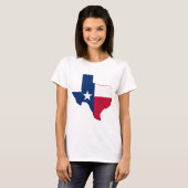 Texas-plattegrond T-shirt (Voorkant volledig)