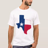Texas-plattegrond T-shirt (Voorkant)