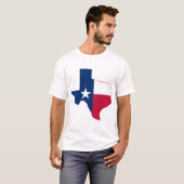 Texas-plattegrond T-shirt (Voorkant volledig)