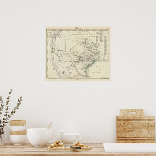 Texas Poster (Keuken)