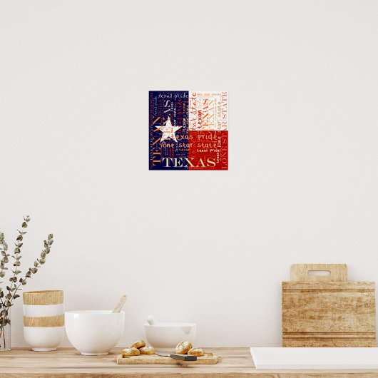 Texas Poster (Keuken)
