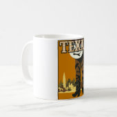  Texas-Poster aanpassen Koffiemok (Voorkant links)