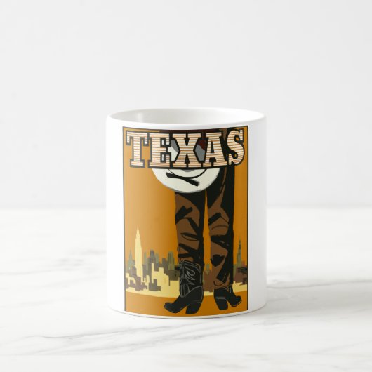  Texas-Poster aanpassen Koffiemok (Center)