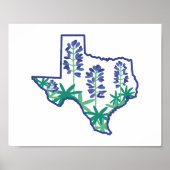 Texas Poster, Texas State Poster, Texan, Texas Poster (Voorkant)