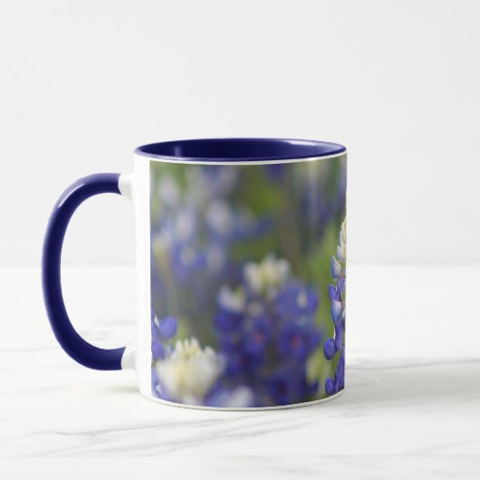 Texas Pride Bluebonnet State Flower Coffee Mok (Links)