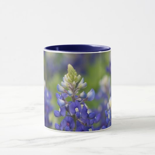 Texas Pride Bluebonnet State Flower Coffee Mok (Midden)