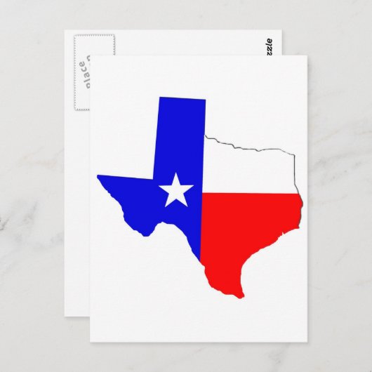 Texas Pride Briefkaart (Voorkant / Achterkant)