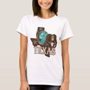 Texas Pride Cowboy Boot Southwest T-shirt