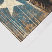 Texas Pride Cowgirl Decoupage Tissuepapier (Detail)