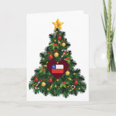 Texas Pride kerstKaart Feestdagen Kaart (Voorkant)