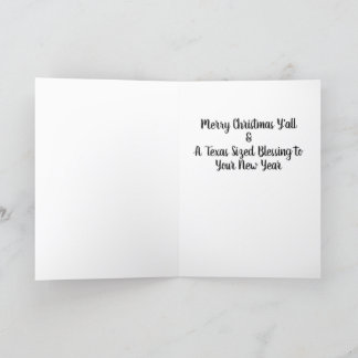 Texas Pride kerstKaart Feestdagen Kaart