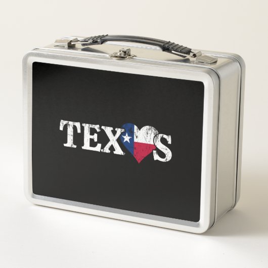 Texas Pride Love Heart Flag State Proud Texan Home (Voorkant)