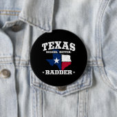 Texas Pride - Proud Texan - Texas State Flag Ronde Button 4,0 Cm (In situ)