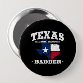 Texas Pride - Proud Texan - Texas State Flag Ronde Button 4,0 Cm (Voorkant /achterkant)