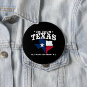 Texas Pride - Texas Meme - Texas State Flag Ronde Button 4,0 Cm (In situ)