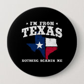 Texas Pride - Texas Meme - Texas State Flag Ronde Button 4,0 Cm (Voorkant)