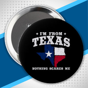Texas Pride - Texas Meme - Texas State Flag Ronde Button 4,0 Cm
