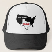 Texas Pride! Texas / Niet Texas Trucker Pet (Voorkant)